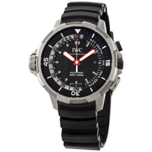 Aquatimer Deep Three Automatic Black Dial Watch IW355701