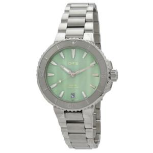 Aquis Automatic 36.5mm Green Dial Watch 01 733 7770 415707 8 18 05P