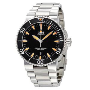 Aquis Automatic Black Dial Watch 73376534159MB
