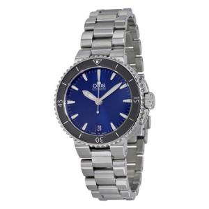 Aquis Automatic Blue Dial Stainless Steel Watch 73376524135MB