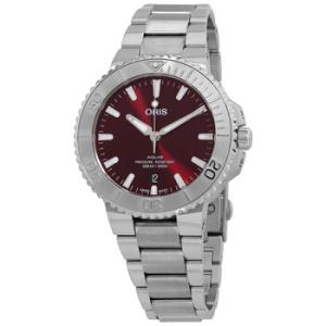 Aquis Automatic Red Dial Watch 01 733 7766 415807 8 22 05PEB