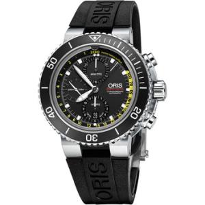Aquis Chronograph Automatic Black Dial Watch 01 774 7708 4154Set RS