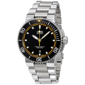 Aquis Date Automatic Black Dial Watch 01 733 7653 412707 8 26 01PEB