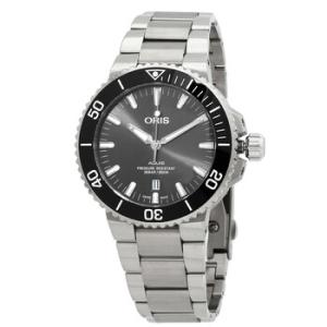 Aquis Date Automatic Dark Grey Dial Watch 01 733 7730 715307 8 24 15PEB