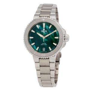 Aquis Date Automatic Green Dial Watch 01 733 7770 413707 8 18 05P