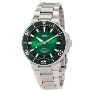 Aquis Date Automatic Green Dial Watch 400776341570782409PEB