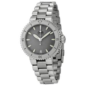 Aquis Date Grey Dial Stainless Steel Watch 01 733 7652 414307 8 18 01P