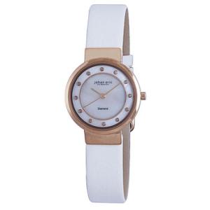 Arhus Diamond Round Rose Goldtone Steel Pearl Dial Watch JE610009009