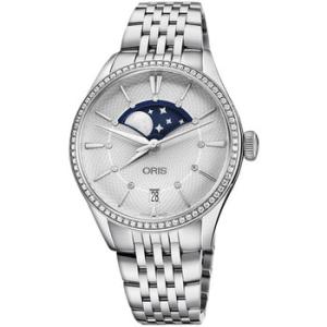 Artelier Automatic Diamond Silver Dial Watch 01 763 7723 495107 8 18