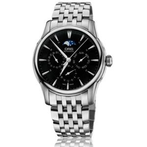 Artelier Complications Black Dial Stainless Steel Watch 01 582 7689 405407 8 21