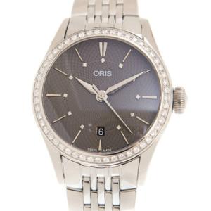 Artelier Date Automatic Diamond Grey Dial Watch 561 7722 4953 8 14