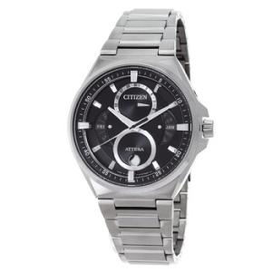 Attesa Moon Phase Black Dial Watch BU006068E