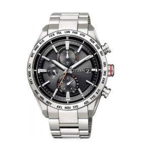 Attesa Perpetual Alarm World Time Chronograph GMT Black Dial Watch AT818163E