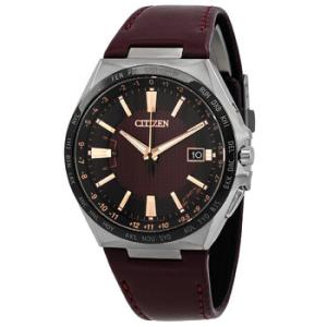 Attesa Perpetual World Time Burgundy Dial Watch CB021607W