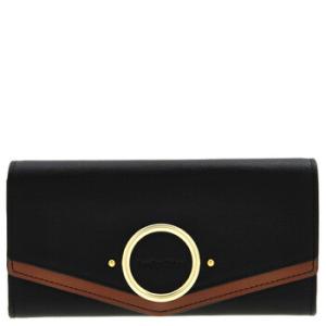 Aura Long Leather Flap Wallet