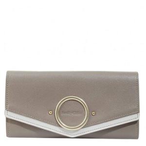 Aura Long Leather Flap Wallet