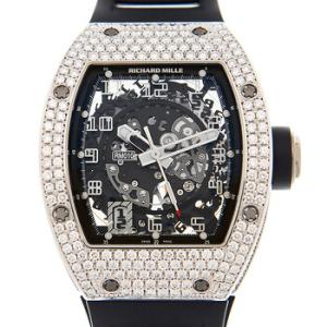 Automatic 18kt White Gold Watch RM010