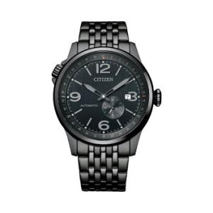 Automatic Black Dial Stainless Steel Watch NJ014785E