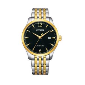 Automatic Black Dial Twotone Watch NJ011484E