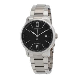 Automatic Black Dial Watch NJ013088E