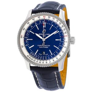 Automatic Blue Dial Blue Leather 41 mm Watch A17326211C1P3