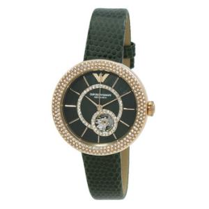 Automatic Crystal Black Mother of Pearl Dial Watch AR60069