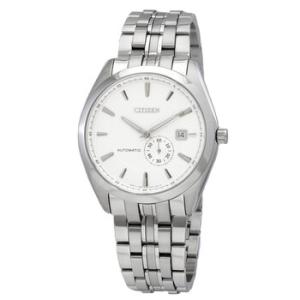 Automatic White Dial Stainless Steel Watch NJ003058A