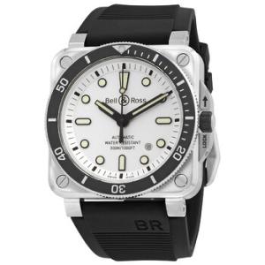 Automatic White Dial Watch BR0392DWHSTSRB