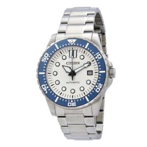 Automatic White Dial Watch NJ017181A
