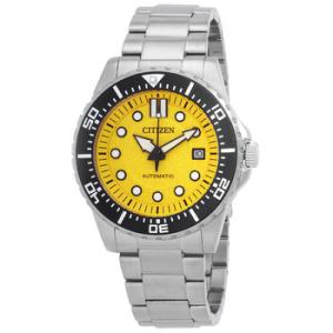 Automatic Yellow Dial Watch NJ017083Z