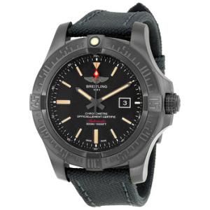 Avenger Blackbird Black Dial Canvas Military Strap Automatic Watch