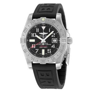 Avenger II GMT Black Dial Black Rubber Automatic Watch A3239011BC34BKPD3
