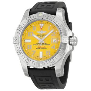 Avenger II Seawolf Automatic Yellow Dial Rubber Watch A1733110I519BKPT3