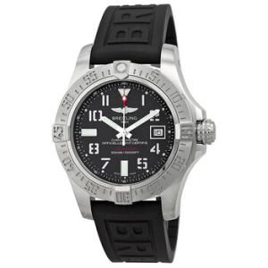Avenger II Seawolf Black Dial Black Rubber Automatic Watch A1733110F563BKPD3