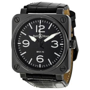 Aviation Automatic Black Dial Watch BR0192BLCERSCR