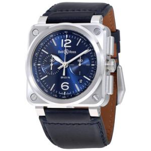 Aviation Automatic Blue Dial Watch BR0394BLUSTSCA