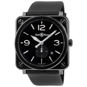 Aviation Black Dial Watch BRSBLCESAT