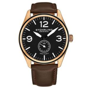 Aviator Black Dial Watch M15558