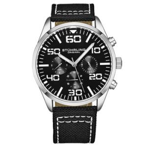 Aviator Black Dial Watch M15926