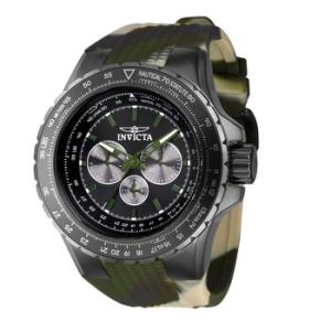 Aviator GMT Quartz Gunmetal Dial Watch