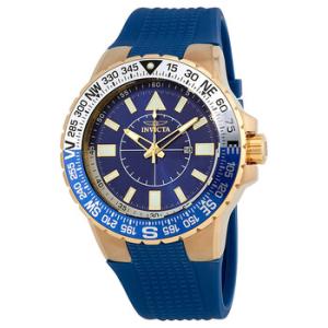 Aviator Zager Exclusive Blue Dial Blue Silicone Watch