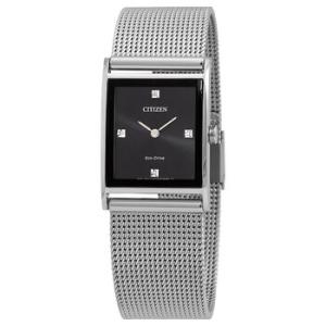 Axiom Diamond Black Dial Watch BL600055E