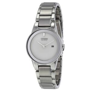 Axiom EcoDrive Silver Dial Stainless Steel Watch GA105051A