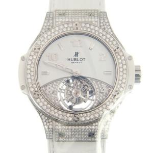 BIG BANG Tourbillon Hand Wind Diamond White Dial Watch 345.SE.2010.LR.1704