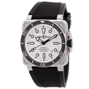 BR03 Diver Automatic White Dial Watch BR03ADWHSTSRB