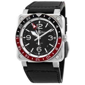 BR03 GMT Automatic Black Sunray Dial Watch BR0393BLSTSCA