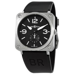 BRS Quartz Chronometer Black Dial Watch BRSSTEEL
