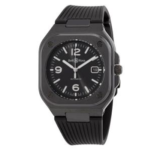 BR 05 Automatic Black Dial Watch BR05ABLCESRB