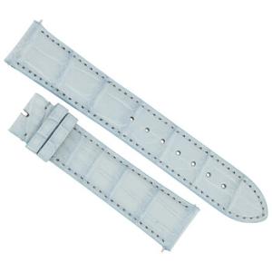 Baby Blue 20 MM Alligator Leather Strap
