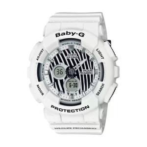 Baby G Wildlife Promising Quartz White Dial Watch BA120WLP7ADR